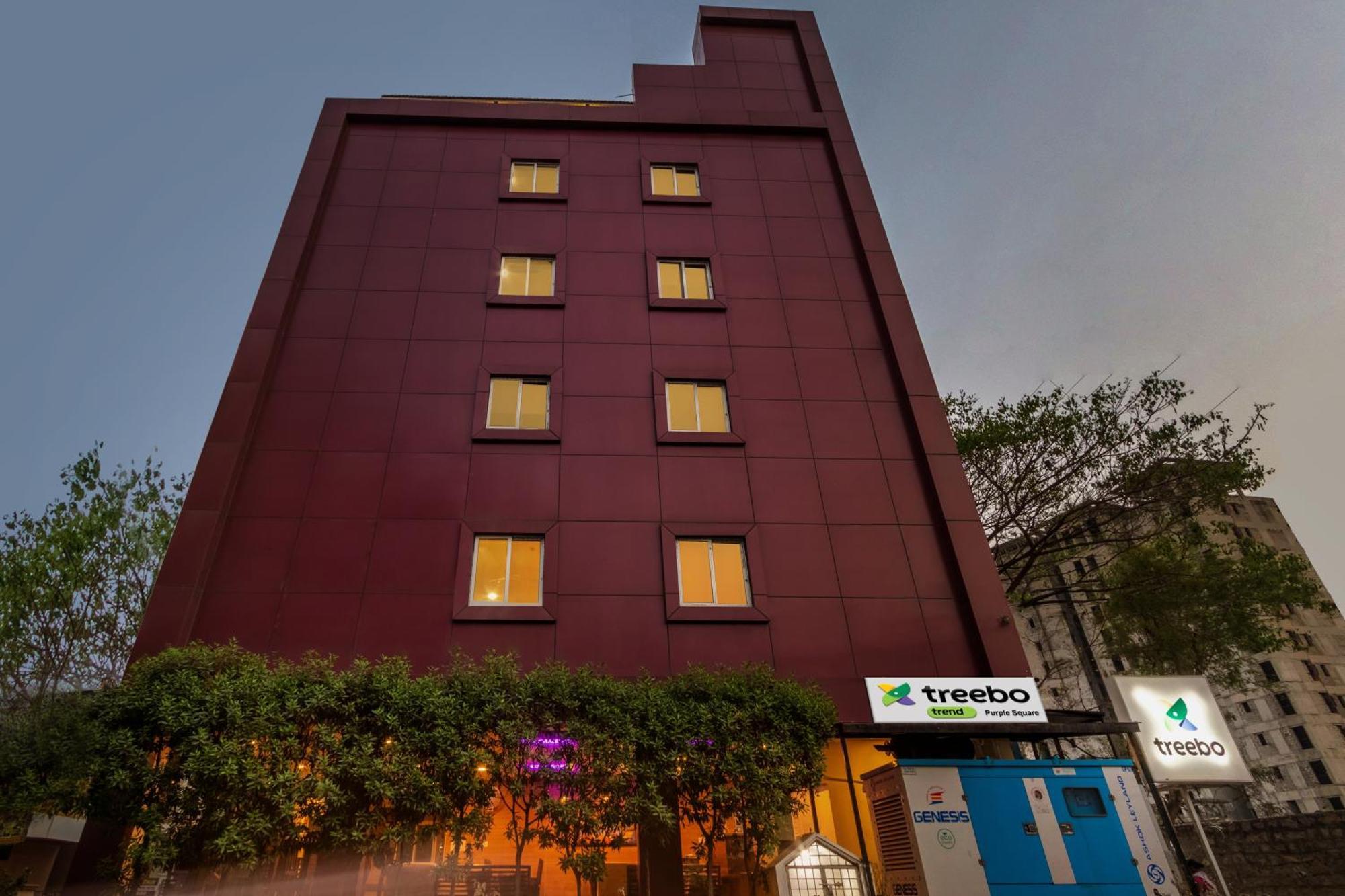 Treebo Purple Square Hotell Hyderabad Eksteriør bilde